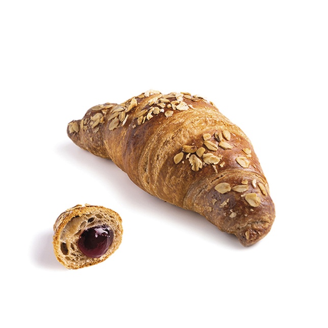 Croissant vegano granfarro e melograno