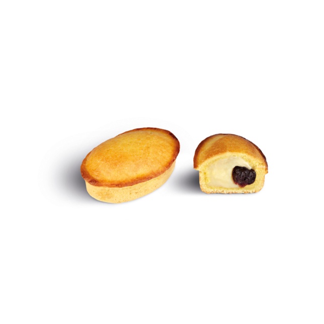 Black cherry and custard pasticciotto